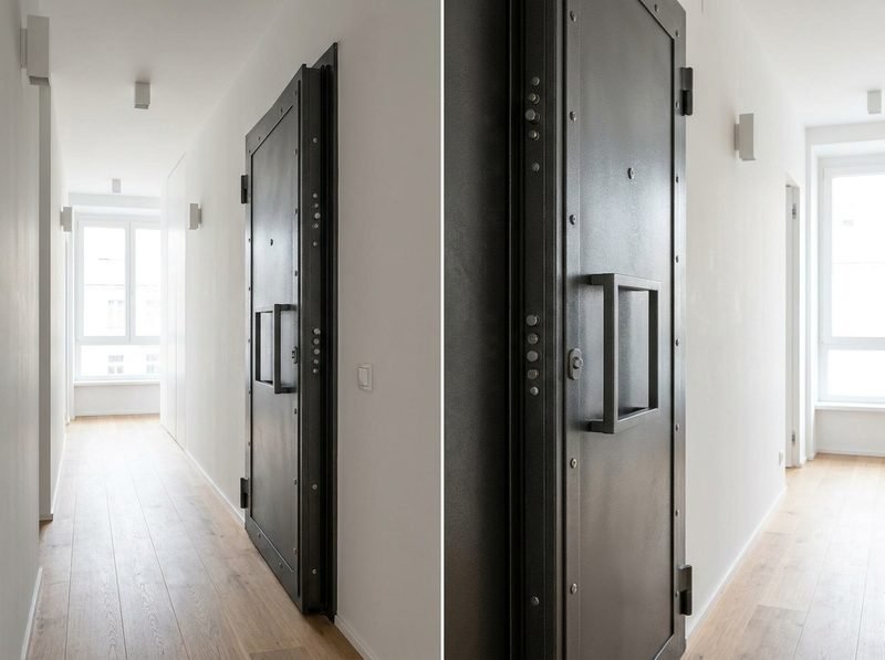 Blindage de porte et pose de porte blindée par un serrurier à Bruxelles - protection effraction